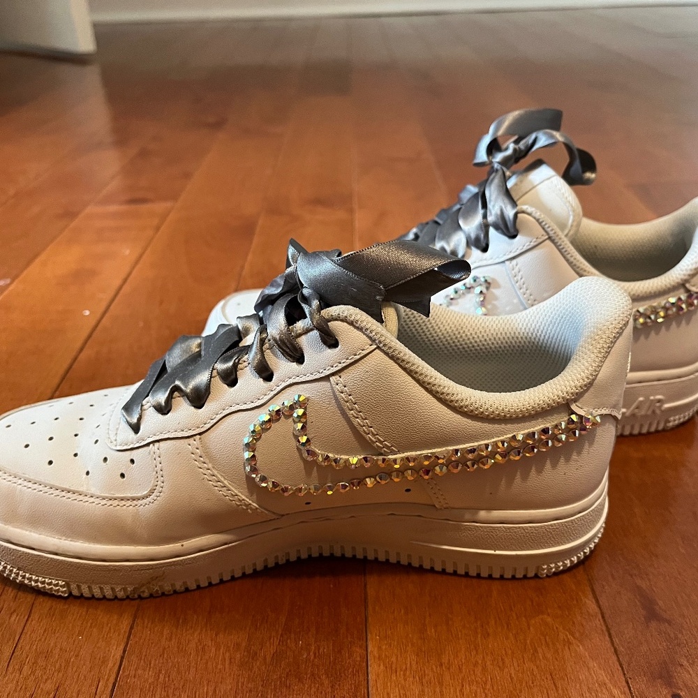 Custom Nike Air Force One Shoes - worn once!